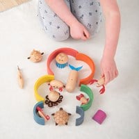 tickit Wooden Sea Creatures - Pk10-3