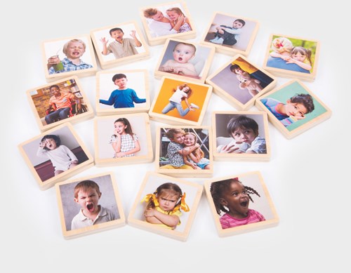 My Emotions Wooden Tiles