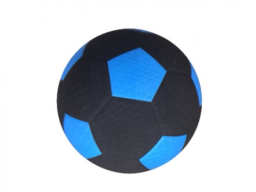 Angel Sports Straßenfußball Gummi Größe 5 blau - Outdoor Fußball