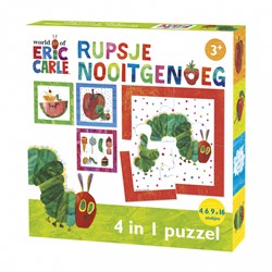 tot-25-stukjes - Rupsje Nooitgenoeg Puzzel, 4in1 (1 TOYS) [Audio CD]