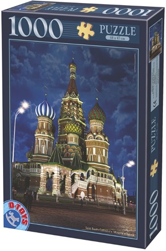 D-Toys Puzzle Russland Moskau Basilius-Kathedrale 1000 Teile