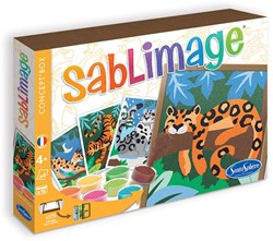 Sentosphère Sandkunst Bastelset wilde Katzen - kreative Spielbox