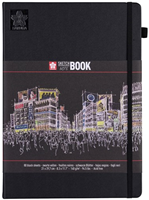 Sakura Sakura Schetsboek A4 140gr 80 vel Zwart