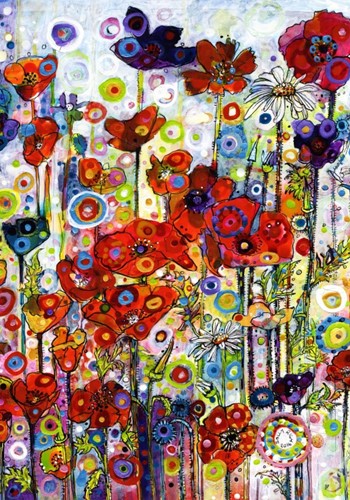 Grafika Sally Rich - Poppies - 1000 Teile