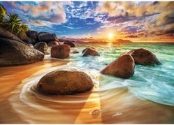 Trefl Puzzle 1000 Teile - Samudra Beach Indien Puzzle