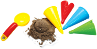 Gowi Sandformen Eiscreme - Strandspielzeug Set 5-teilig
