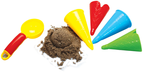 Gowi Sandformen Eiscreme - Strandspielzeug Set 5-teilig