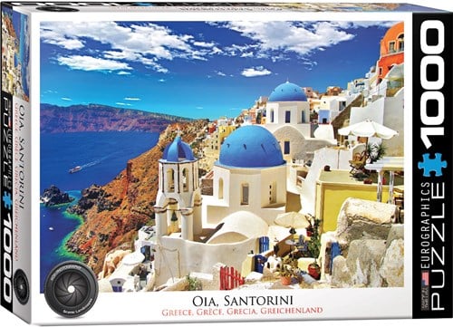 Eurographics Puzzle Santorini Griechenland 1000 Teile Jigsaw Puzzle-2