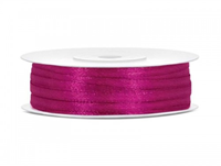 Hobbygruppe Satinband 3 mm 50 m Fuchsia
