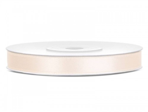 Hobbygroep Satinband Bastelband 6 mm 25 m hell creme