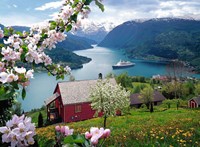 Ravensburger Puzzle Skandinavische Idylle - Landschaft Puzzle 500 Teile