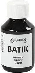 Schjerning Textilfarbe Batik schwarz 100 ml - kreative Farbe für Baumwolle