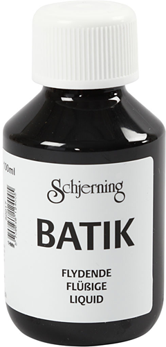 Schjerning Textilfarbe Batik schwarz 100 ml - kreative Farbe für Baumwolle