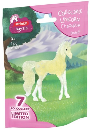 Schleich BAYALA Einhorn Spielfigur Citronella Glitzer Schmetterlinge-3