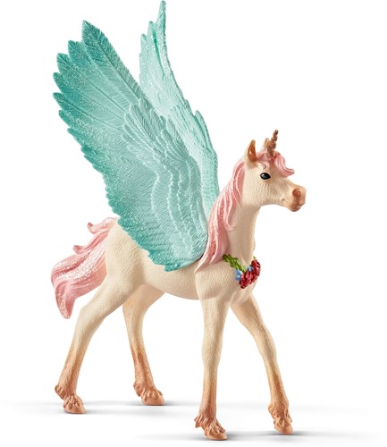 Schleich bayala - Dekoriertes Einhorn Pegasus Fohlen 70575