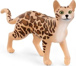 Schleich Bauernhof - Bengal Katze Spielfigur 13918 Tier Spielzeug