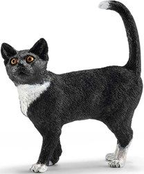 Schleich Katzen Spielfigur stehend - realistisches Spielzeug Katze