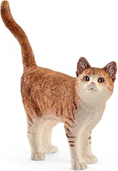Schleich Bauernhof - Katze 13836 - Spielfigur für Kinder