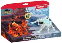 Schleich Spielfigur Eldrador Creatures Eis-Käfer vs Feuer-Krake Fantasy