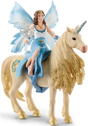 Schleich 42508 bayala Spielset - Eyelas Ausritt auf Goldeinhorn, Spielzeug ab 5 Jahren,16 x 19 x 25.5 cm