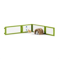 Schleich Farm World - Kaninchenstall Spielset für Kinder 42420-3