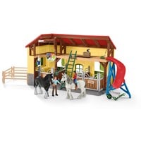 Schleich Pferdestall Spielzeug - Pferde Bauernhof Spielset mit Zubehör-3