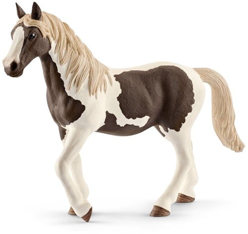 Schleich Pferd Spielfigur Pinto Stute handbemalt 13830