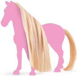 Schleich HORSE CLUB Beauty Horses Haar blond - austauschbare Mähne und Schweif