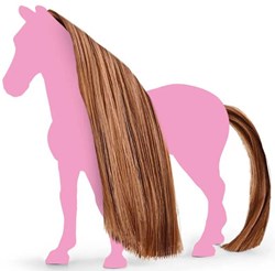 Schleich Horse Club Beauty Horses Haarset braun - austauschbare Mähne und Schweif