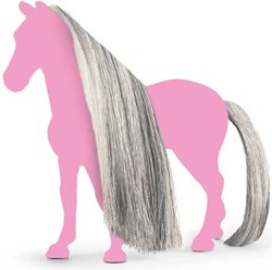 Schleich HORSE CLUB Beauty Horses graues Haar - wechselbare Mähne und Schweif