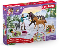 Schleich HORSE CLUB Adventskalender - Pferdespielzeug - 24 Überraschungen