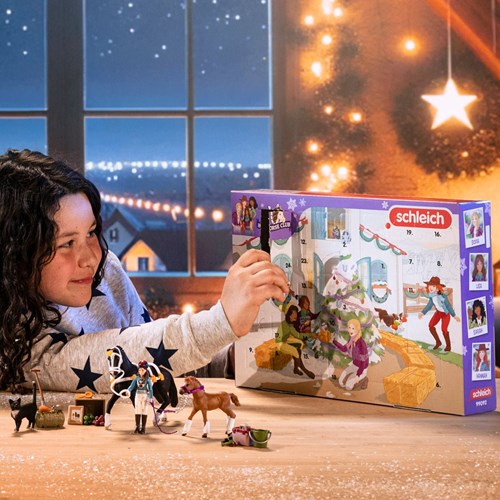 Schleich HORSE CLUB Adventskalender - Pferdespielzeug - 24 Überraschungen-2