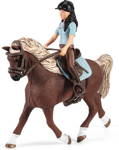 Schleich Horse Club Spielset Waschplatz mit Emily und Luna Pferdespielzeug-3