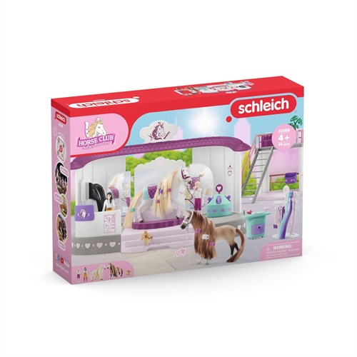 Schleich Pferde Beautysalon Spielzeugset mit Zubehör und Figuren-2