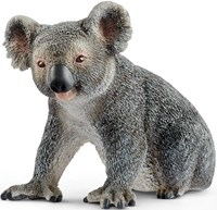 Schleich Safari - Koala Spielfigur 14815 grau Kunststoff
