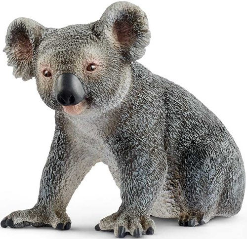 Schleich Safari - Koala Spielfigur 14815 grau Kunststoff