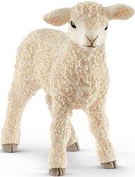 Schleich Bauernhof Spielzeug Lammfigur - niedliches Schaf Spielfigur