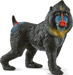 Schleich Wild Life Mandrill Affe Spielfigur - 14856 - Dschungel Spielzeug