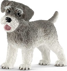 Schleich Bauernhof - Zwergschnauzer Spielfigur 13892 Hund