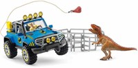 Schleich Dinosaurier Geländewagen - Spielset mit Dino-Außenposten und Zubehör-2