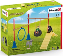 Schleich Bauernhof - Hundespielspaß Agility Set 42536