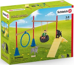 Schleich Bauernhof - Hundespielspaß Agility Set 42536