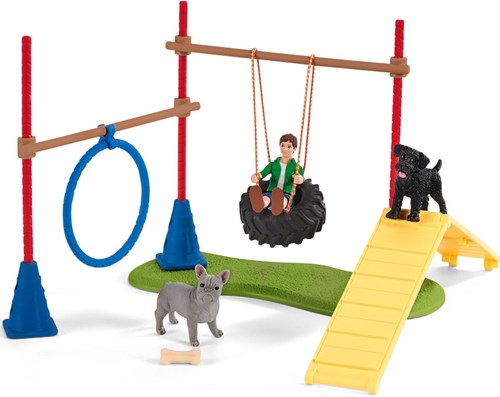 Schleich Bauernhof - Hundespielspaß Agility Set 42536-2