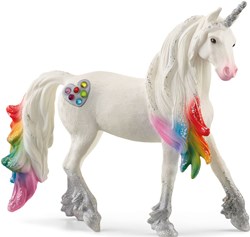 Schleich Bayala Regenbogen Einhorn Hengst - Fantasie Spielfigur 70725