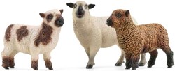 Schleich Bauernhof Schafe Spielfiguren Set - Farm World - Schaf-Freunde