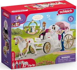 Schleich HORSE CLUB Spielset Hochzeitskutsche mit Pferd und Figuren