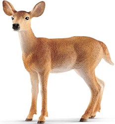 Schleich Safari - Weißwedelhirschkuh Spielfigur 14819 Tiere