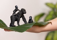 Schleich Wild Life Gorilla Familie Spielfigurenset - Lernspielzeug-2