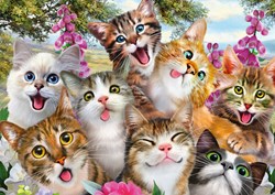 Schmidt Puzzle Katzen Selfie - 500 Teile - Premium Qualität
