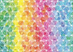 Schmidt Puzzle Colourful Triangles - 1000 Teile Puzzle Erwachsene